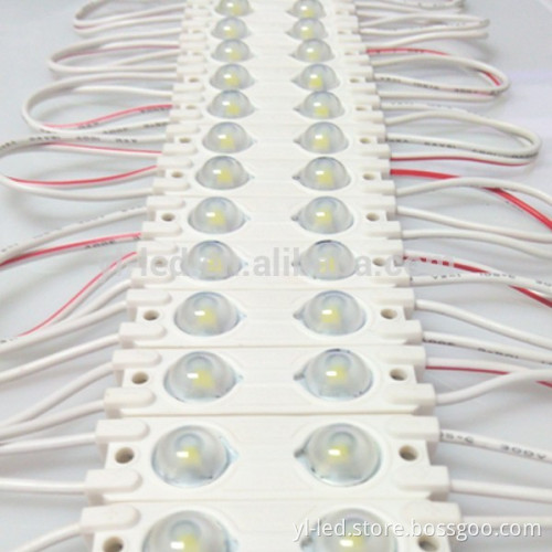 wholesale waterproof 160 Degree injection SMD 2835 2 points led module lighting with lens, 0.4W SlimLetter LED module 2 SMD2835
